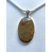 400 Collier jaspe royal, argent sterling